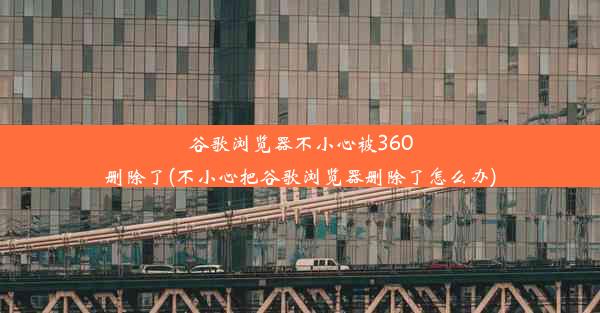 谷歌浏览器不小心被360删除了(不小心把谷歌浏览器删除了怎么办)