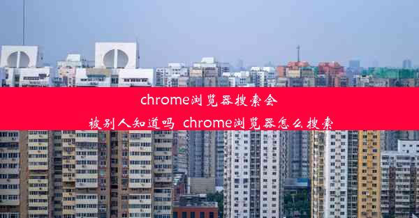 chrome浏览器搜索会被别人知道吗_chrome浏览器怎么搜索