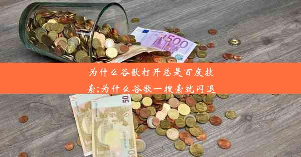 为什么谷歌打开总是百度搜索;为什么谷歌一搜索就闪退