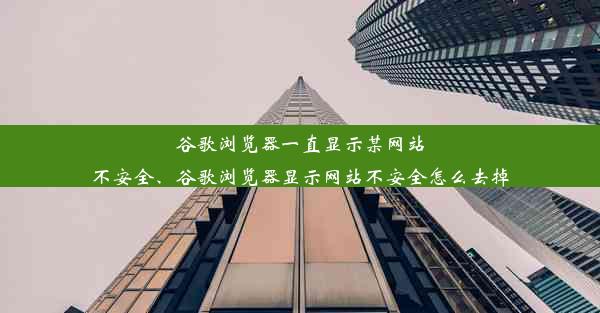 谷歌浏览器一直显示某网站不安全、谷歌浏览器显示网站不安全怎么去掉