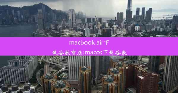 macbook air下载谷歌商店;macos下载谷歌