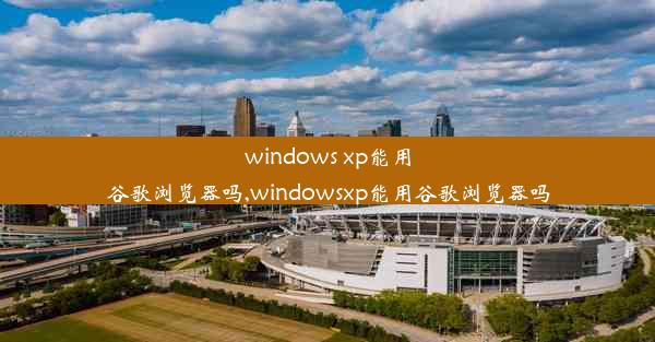 windows xp能用谷歌浏览器吗,windowsxp能用谷歌浏览器吗