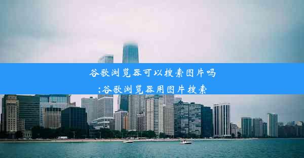 谷歌浏览器可以搜索图片吗;谷歌浏览器用图片搜索