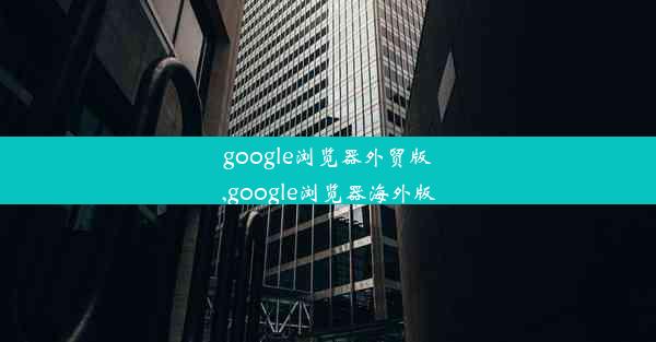 google浏览器外贸版,google浏览器海外版