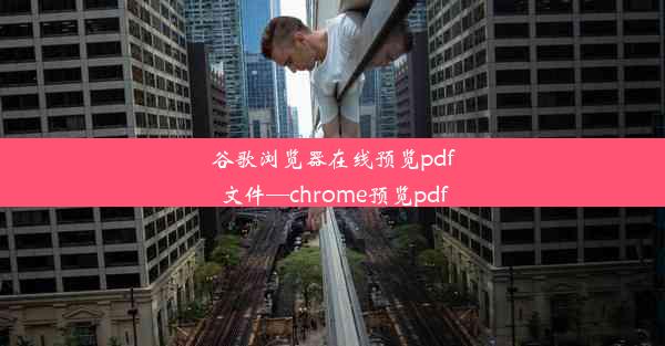 谷歌浏览器在线预览pdf文件—chrome预览pdf