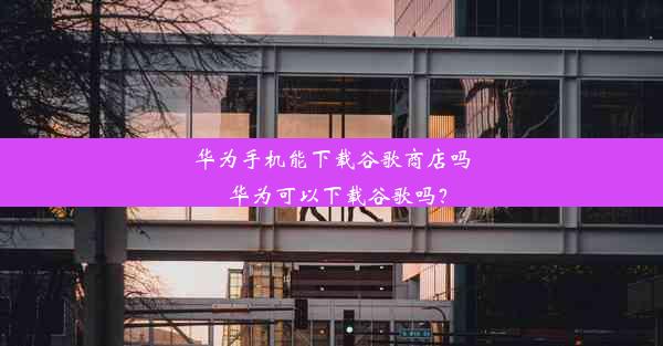 华为手机能下载谷歌商店吗_华为可以下载谷歌吗？