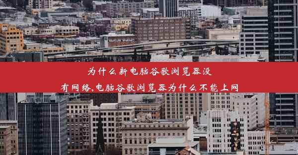 为什么新电脑谷歌浏览器没有网络,电脑谷歌浏览器为什么不能上网