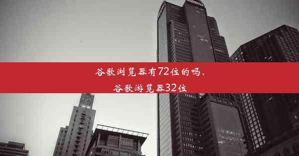 谷歌浏览器有72位的吗、谷歌游览器32位