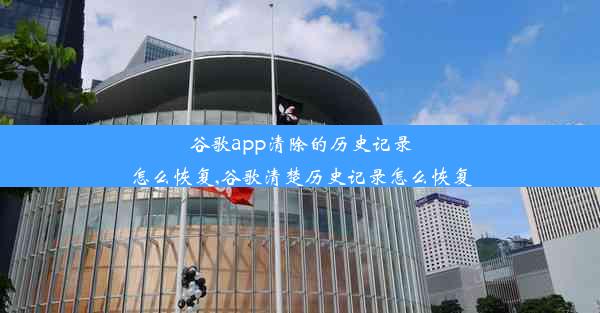 谷歌app清除的历史记录怎么恢复,谷歌清楚历史记录怎么恢复