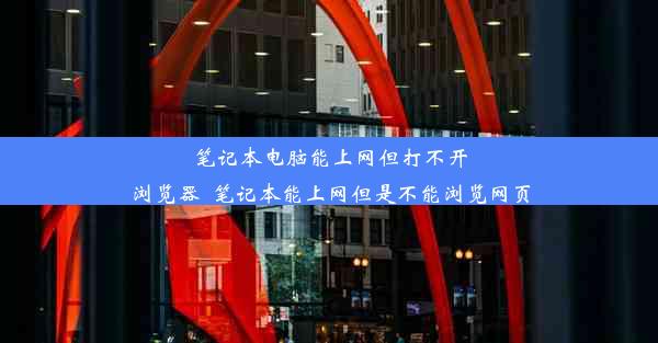 笔记本电脑能上网但打不开浏览器_笔记本能上网但是不能浏览网页