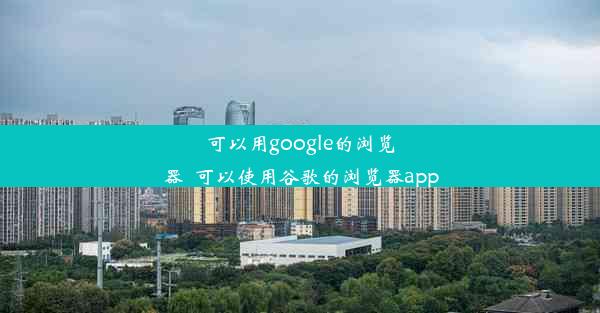 可以用google的浏览器_可以使用谷歌的浏览器app