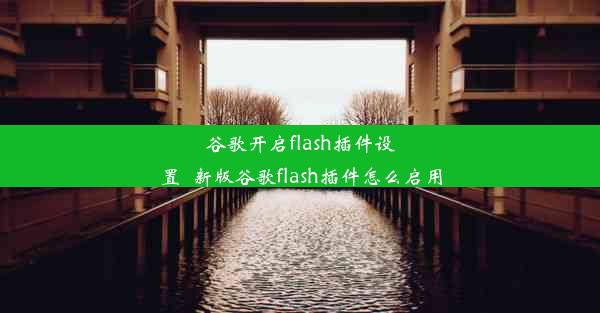 谷歌开启flash插件设置_新版谷歌flash插件怎么启用