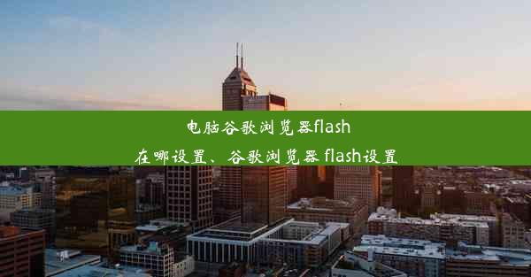 电脑谷歌浏览器flash在哪设置、谷歌浏览器 flash设置