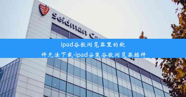 ipad谷歌浏览器里的软件无法下载-ipad安装谷歌浏览器插件