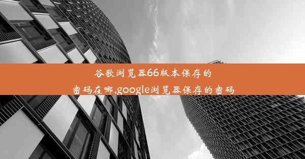 谷歌浏览器66版本保存的密码在哪,google浏览器保存的密码