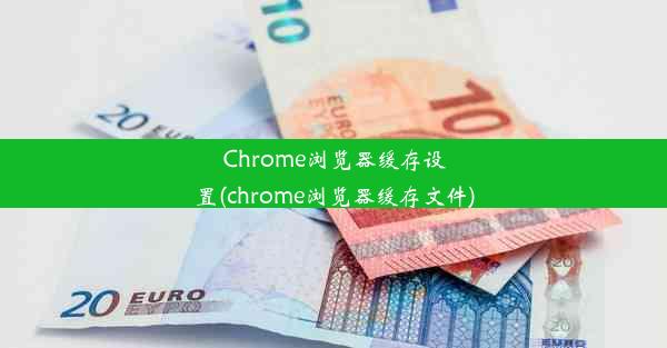 Chrome浏览器缓存设置(chrome浏览器缓存文件)