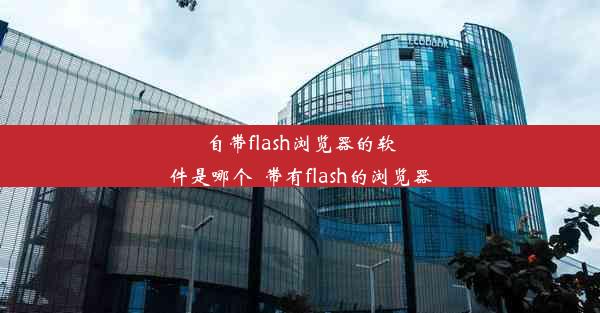 自带flash浏览器的软件是哪个_带有flash的浏览器