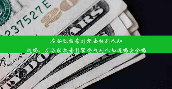 在谷歌搜索引擎会被别人知道吗、在谷歌搜索引擎会被别人知道吗安全吗